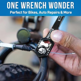 Jonard Tools AHW-600 14-In-1 Adjustable Hex Wrench (SAE & Metric) - 6-13mm & 1/4"-9/16"