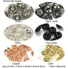 Aventik 50pc Brass Beads Tapered Hole Fly Tying Materials Lure