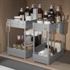 Sevenblue 2 Pack Under Sink Organizer, Under Bathroom Cabinet Organizer
