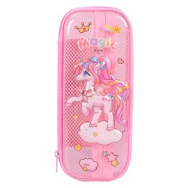 Regerly Pencil Case, Pencil Case with Pen Holder Indoor Teenager Girls Pencil Case School Supplies Pencil Case Aesthetic Pencil Case Durable Pencil Cases for School Office Girls Women Student