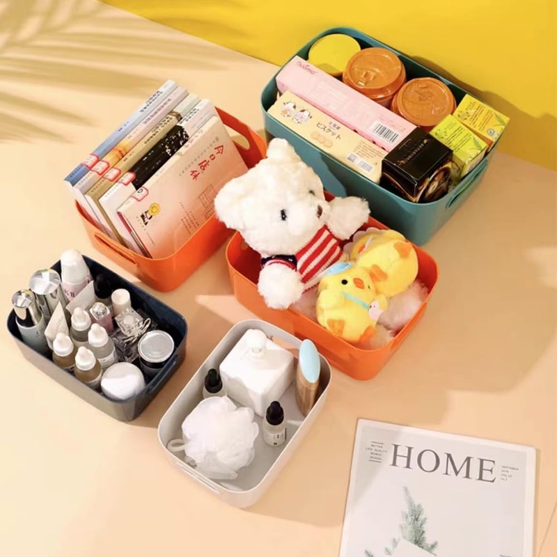 wintfarm Pack of 6 Plastic Storage Boxes, Storage Boxes with