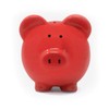 Child to Cherish Ceramic Piggy Bank, Red