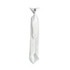 Holiday Bow Ties Baby-Boys Necktie Clip-On Solid White Polyester Satin