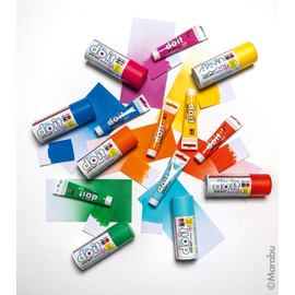 Marabu DO IT Craft Paint, 75 ml Mandarin, Semi-Matt Acrylic Paint for DIY, Crafts and Hobby, Water-based Paint, Weatherproof, Non-fading, Quick-Drying, Vegan, 12760002225, 75 ml