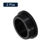 sourcing map 2 Pcs Black Plug Holes, Waterproof Rubber Button
