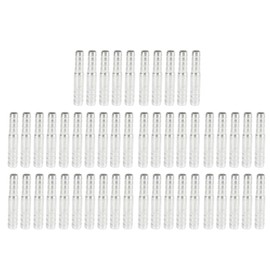 50 Pcs Air Conditioning Hose Barb Fitting Aluminum Pipe Connector Universal Fit for Car Truck Engineering Modification 12.5mm to 14mm Sleeve