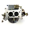 2 Barrel Carburetor 350 CFM Manual Choke silver
