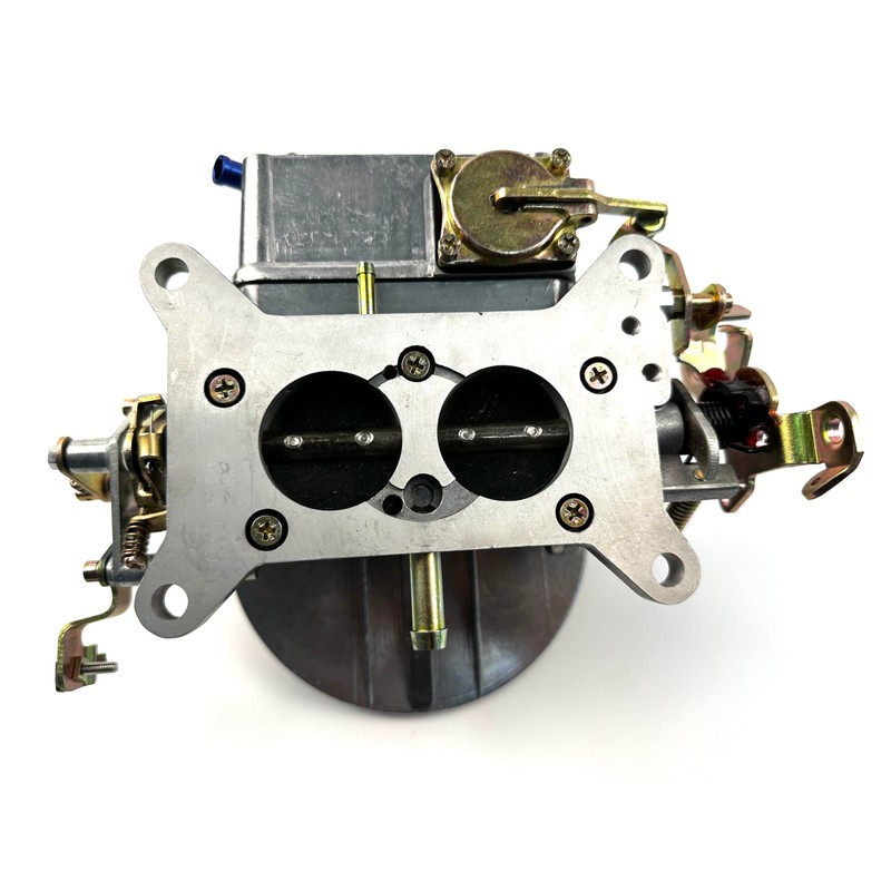 2 Barrel Carburetor 350 CFM Manual Choke silver