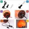 Tiqian Himalayan Salt Lamp Cord - 25W Dimmable Halogen Replacement