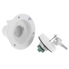 Gravity Water Inlet, White Gravity Freshwater Inlet, Leak-proof Hatch Filler