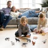 ZPLASK 12PCS Realistic Farm Animals Set – Educational Animal Toys