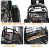 KUI WAN Clear Backpack, Clear Bag Stadium Approved Large Clear