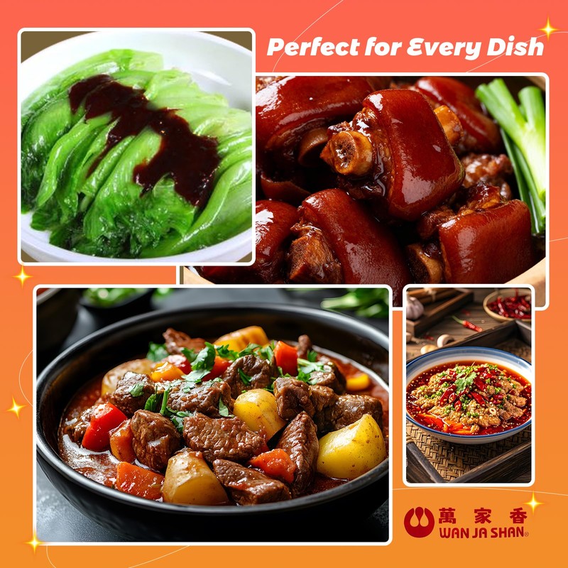 Wan Ja Shan Vegetarian Mushroom Oyster Sauce, 33.8 fl. oz.