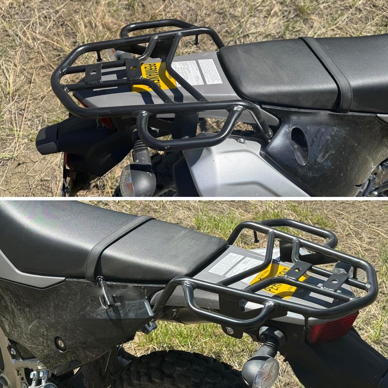 WORLDMOTOP Motorcycle Rear Luggage Rack Tail Storage Rack Cargo Replacement