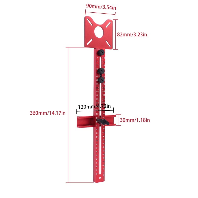 TRUTOPWAY 4 in 1 Router Milling Groove Bracket, Router Circle