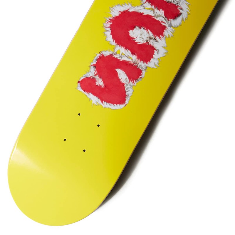 [CCS] Furry Letters Skateboard Deck Yellow 8.00"