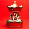 SIKORA SD08 Musical Box Music Box for Christmas Horses Carousel