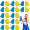 Lovecheer 24PCS Blue and Yellow Pom Poms Cheerleading Plastic Cheer