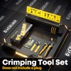 DxCRIMP Flat Connector Crimping Tool Set, Crimping Tool Cable Lugs