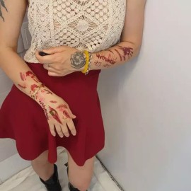 어메이징 할로윈 분장 타투스티커 문신 소품 Amazing Halloween Makeup Tattoo Sticker Prop [RC-213]