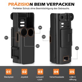 Extension Adapter Holder for DJI Osmo Pocket 3 Accessories, Foldable Double Hook Adapter, Base Mount with Backpack Clamp and Bicycle Clip for Osmo Pocket 3 Gimbal Camera (Camera Not Included)