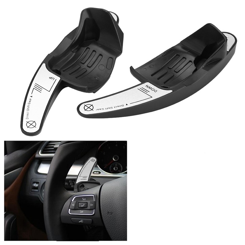 2pcs Car Steering Wheel Shift Paddle Blade for CC Golf