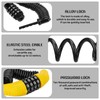 HANNAFIRES 4 Digit Combination Cable Lock, Set of 2 -