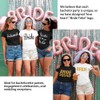 Dwenarry Bachelorette Party Favors Sunglasses Retro Black Sunglasses Bridesmaid Proposal
