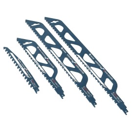 Saker Saw Blade-Demolition Masonry Reciprocating Hard Alloy Saw Blades 4Pcs