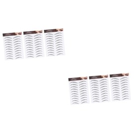 Baluue Sets Full Realistic Eyebrow Kit Easy Apply Sticker Brow Tint for Light Sparse Eyebrows Sheets