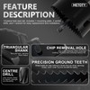 METOTY 22PCS Hole Saw Set - High Carbon Steel 19-152mm（3/4"