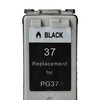 vhbw 12ml Black Ink Cartridge Replacement for Canon PG-37