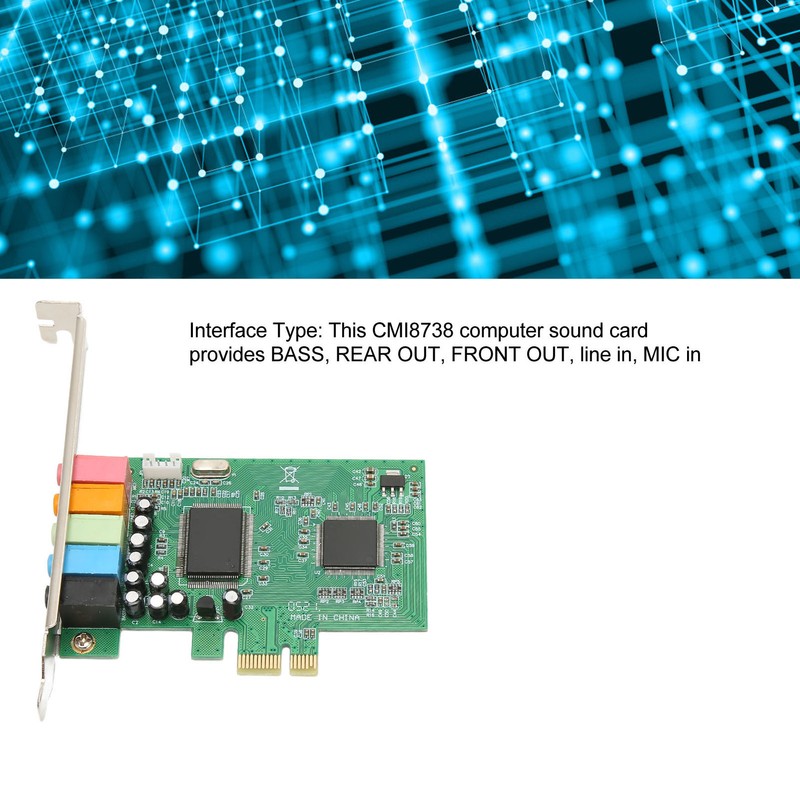 PCIe Sound Card EAX Audio Technology Support DirectSound 3D EAX
