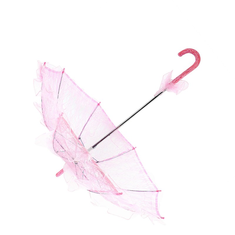 Bridal Lace Cotton Umbrella for Wedding Parties Dancing Photography Prop