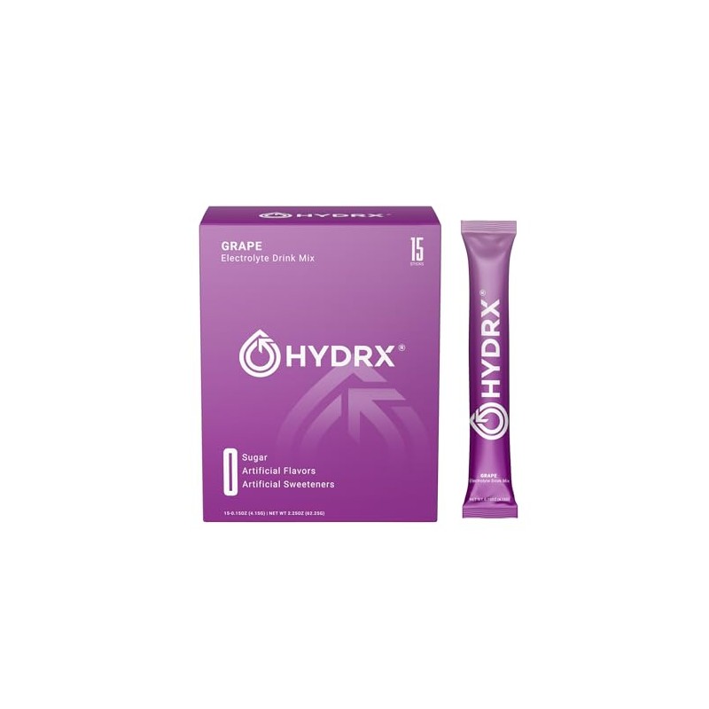 Hydrx Zero Sugar Electrolyte Powder – Clean, Balanced Hydration Drink
