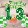 70 Balloons - Green 70th Birthday Decoration for Men &