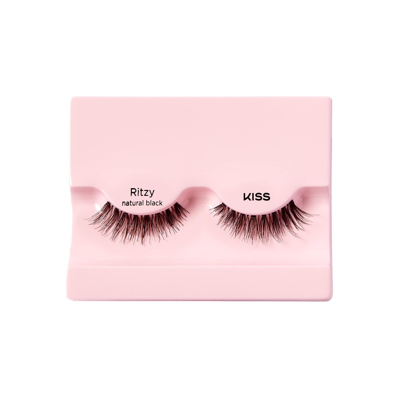 KISS True Volume Collection 1 Pair of Ritzy Eyelashes, 100%