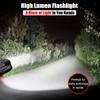 LED Powerful Flashlights 5 Pack, Bright Zoomable Tactical Flashlights High