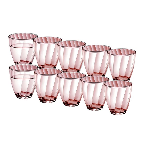 superplanet™ 11oz Plastic Tumblers – Unbreakable Reusable Cups, BPA-free (set