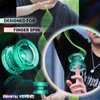MAGICYOYO K2 Crystal Green Glitter Clear Yoyo, Finger Spin Trick