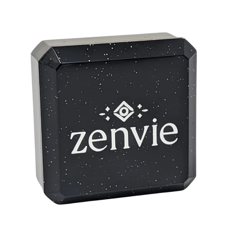 Black Dice Stud Earrings - Sterling Silver 0.5cm x 0.5cm