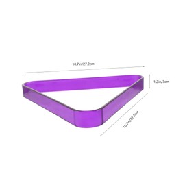Mipcase Table Billiard Rack Durable Pool Triangle Rack for Snooker Billiards Game Sturdy Design Pool Table Accessory
