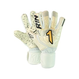Rinat Egotiko Stellar Turf Goalkeeper Gloves - Golero Sport (White Gold, 7)