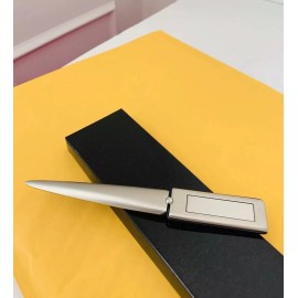 Corporate Gifts Stainless Steel Letter Opener Silver Tone Matte Finish NIB