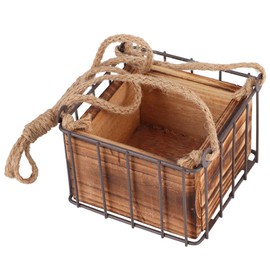 Yosoo Hanging Baskets for Plants, Home Garden Wall Storage Planter Hangings Decor Flower Plant Hanging Basket Flowerpot