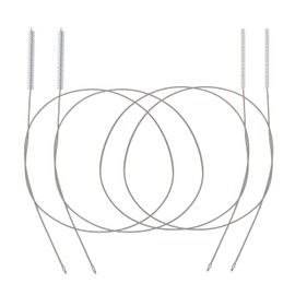 4 Pcs Straw Cleaner Brush Extra Long, 1m/39in Pipe Cleaning Brushes with Soft Nylon Bristles for Feeding Tubes, Bottles, Hose, Refrigerator & Drain Cleaning