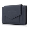 ekavale Women's Wallet with Push Button Flap RFID Soft Leather,