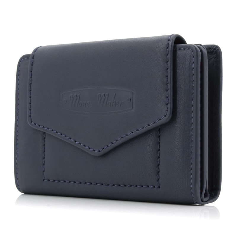ekavale Women's Wallet with Push Button Flap RFID Soft Leather,