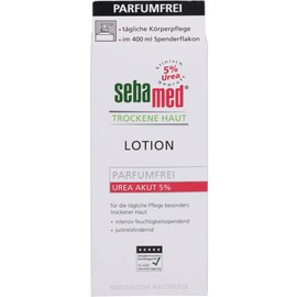 Sebamed 10% Urea Acute Lotion for Dry Skin - Perfume-Free Moisturising Lotion with Sweet Almond Oil For Men and Women - Noticeably Relieves Itching and Helps Smooth Very Dry Skin 400 ml