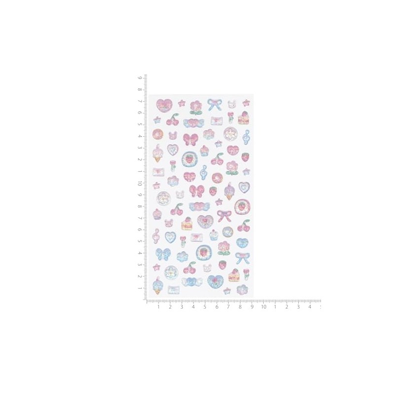 Kamio Japan Sticker Shiroppurunn Sticker Momoppurunn 231144